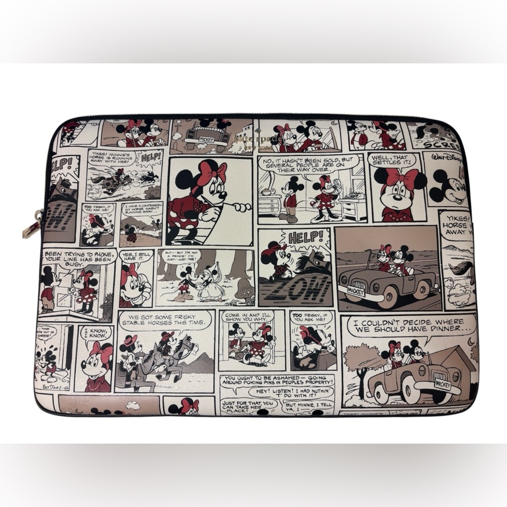 Kate Spade x Disney Mickey Mouse Comic Print Laptop Sleeve